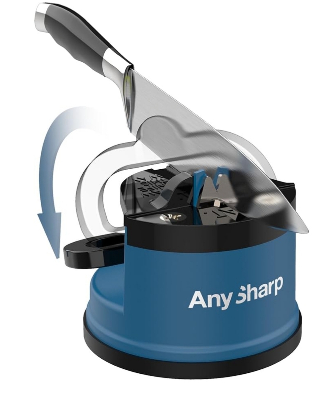 AnySharp Knife Sharpener In Midnight Blue